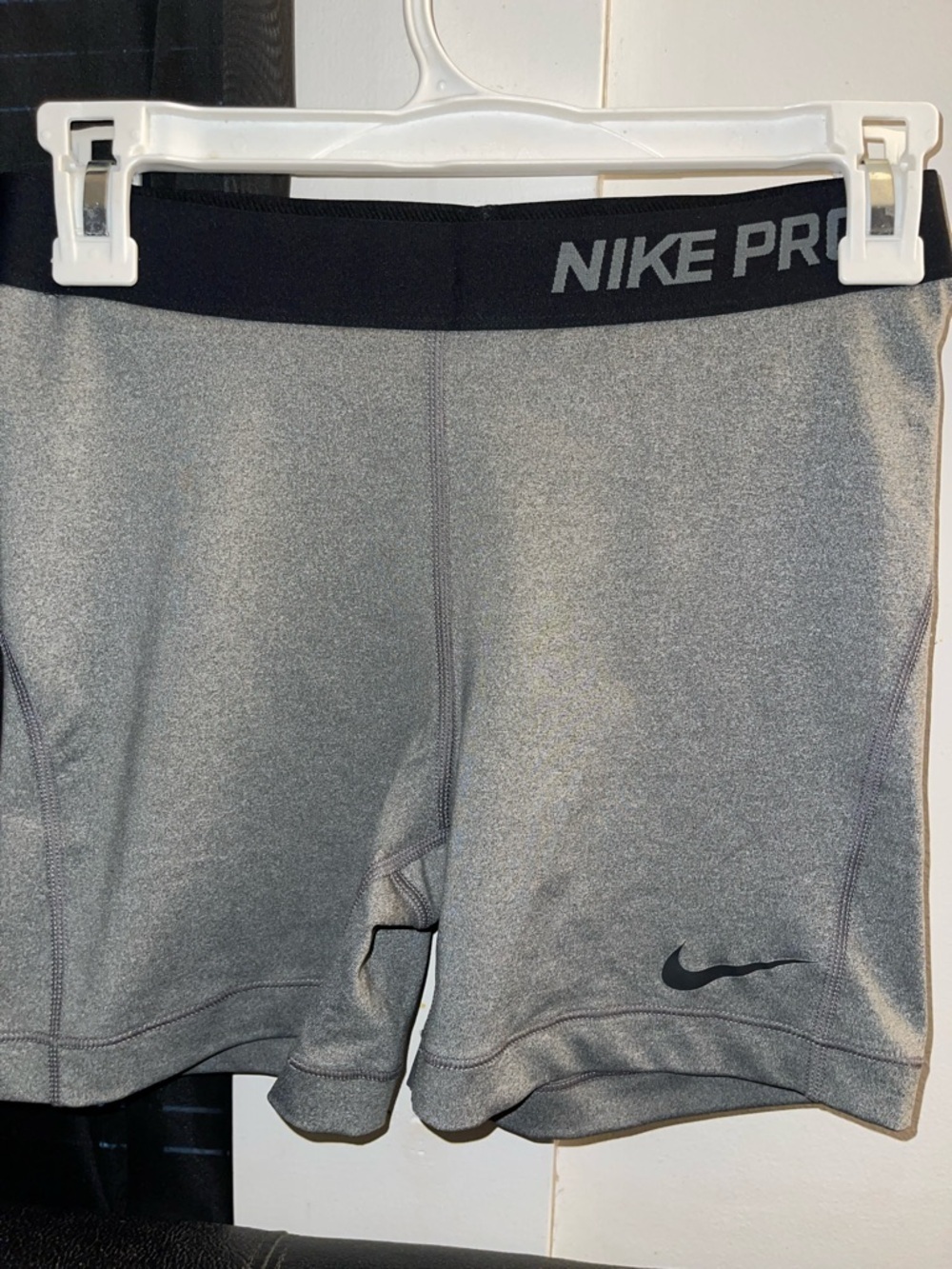 Nike Pro Black and Gray Dri-Fit Compression Shorts Size Medium NWOT
